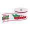 Melrose Pickup Truck Christmas Wired Craft Ribbon 2.5" x 20 Yards
